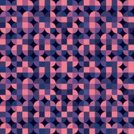 Vector quatrefoil colorful geometric background purple floral