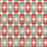 Colorful textile geometric seamless pattern vector abstract