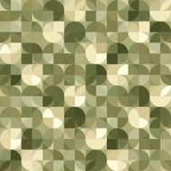 Vintage wavy decorative seamless pattern abstract background N2