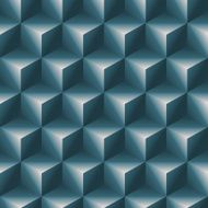 Seamless paper with stacked cube pattern