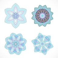 set of abstract color pattern background N3