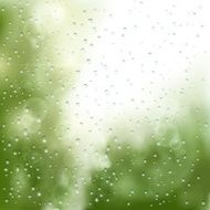 raindrops on the window