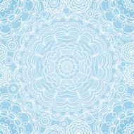 Ornate seamless pattern in rustic style