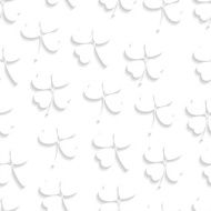 Seamless decorative floral pattern with clover N9