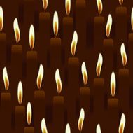 seamless burning candle church background