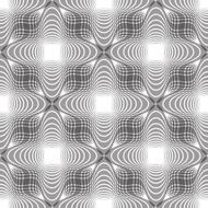 Seamless vintage background geometric monochrome illusion
