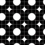Geometric tiles seamless pattern vector background N6