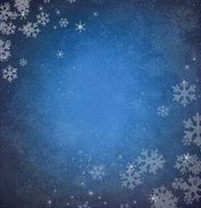 snowflakes on a blue background N3