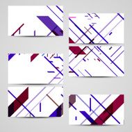 Vector business-card set for your design N362