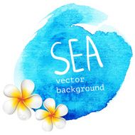 Blue watercolor background N17