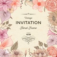 Floral border textured