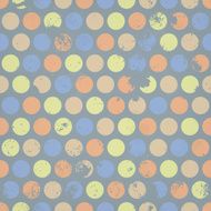 Seamless Vector background with dots and grunge texture N2