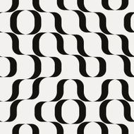 Seamless modern geometric design on white paper N21