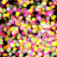 blurred dots on black background N6