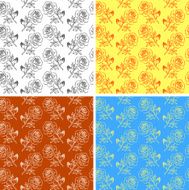 roses pattern N23