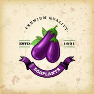 F&amp;B Labels - Eggplant N2