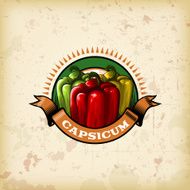 F&amp;B Labels - Capsicum N3