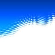Blue Dot Abstract Halftone Background
