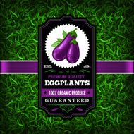 F&amp;B Labels - Eggplant N3