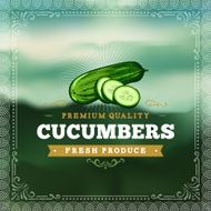 F&amp;B Labels - Cucumbers N3