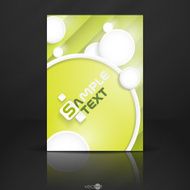 Abstract Background With White Paper Circles N11