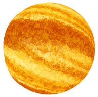 Round Textured Gold Background Looks like a planet