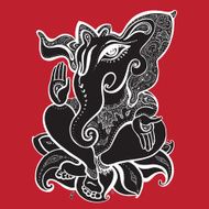 Ganesha Hand drawn illustration N6