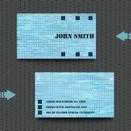 Business card template with abstract background N15
