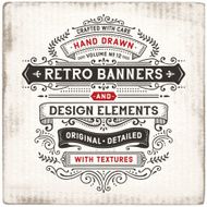 Vintage Banners Hand Drawn N2