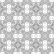 Abstract tiled ornament pattern N2