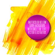 yellow abstract watercolor background