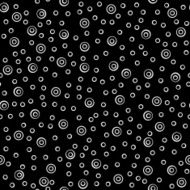 Abstract circle background Plain monochrome illustration Seamless vector