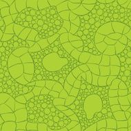 green knitted vector seamless pattern