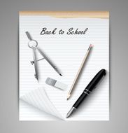 Welcome back to school background N10