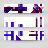 Vector banner set for your design N139