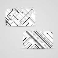 Vector business-card set for your design N366