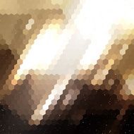 Geometric brown background