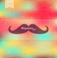 Colorful Hipster abstract background N2