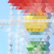 Abstract colorful geometric background N75