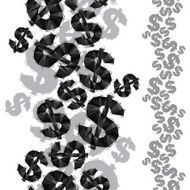 Dollar signs seamless pattern vertical composition geometric N3