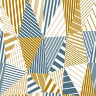 Geometric stripy seamless pattern N2
