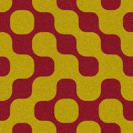 Seamless red and gold geometric glitter design N2