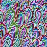 Funky style colorful seamless pattern N3