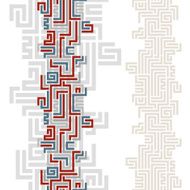 Vertical geometric seamless pattern