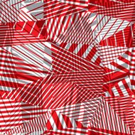 Geometric lined seamless pattern
