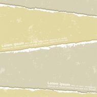 Design with different torn papers