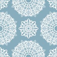 Seamless Christmas pattern with snowflakes N10