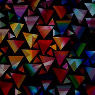 abstract colorful triangle pattern background N9