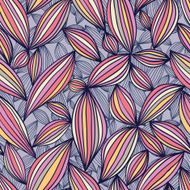 Seamless floral pattern summer seasonal vector background N2
