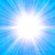 Abstract Blue Summer Sun Background